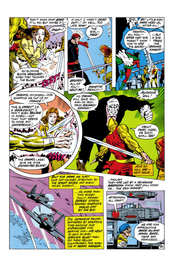 Allstar Squadron 1 solomon grundy vs shining knight